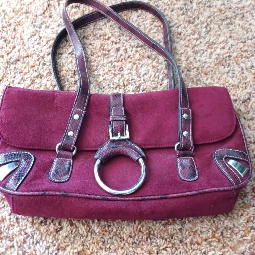 Burgundy bag